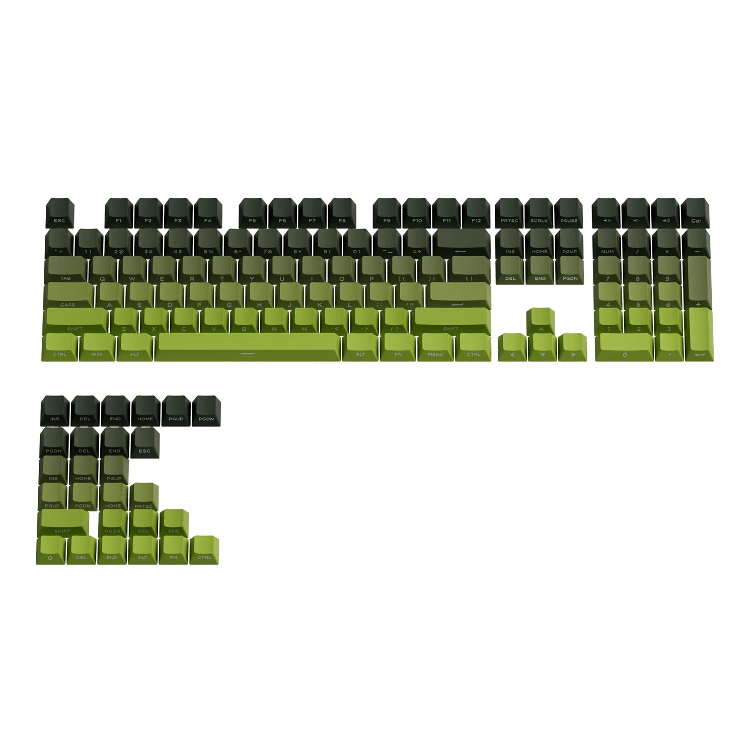 Forest Gradient Keycap Set (135-Key) - Image 3