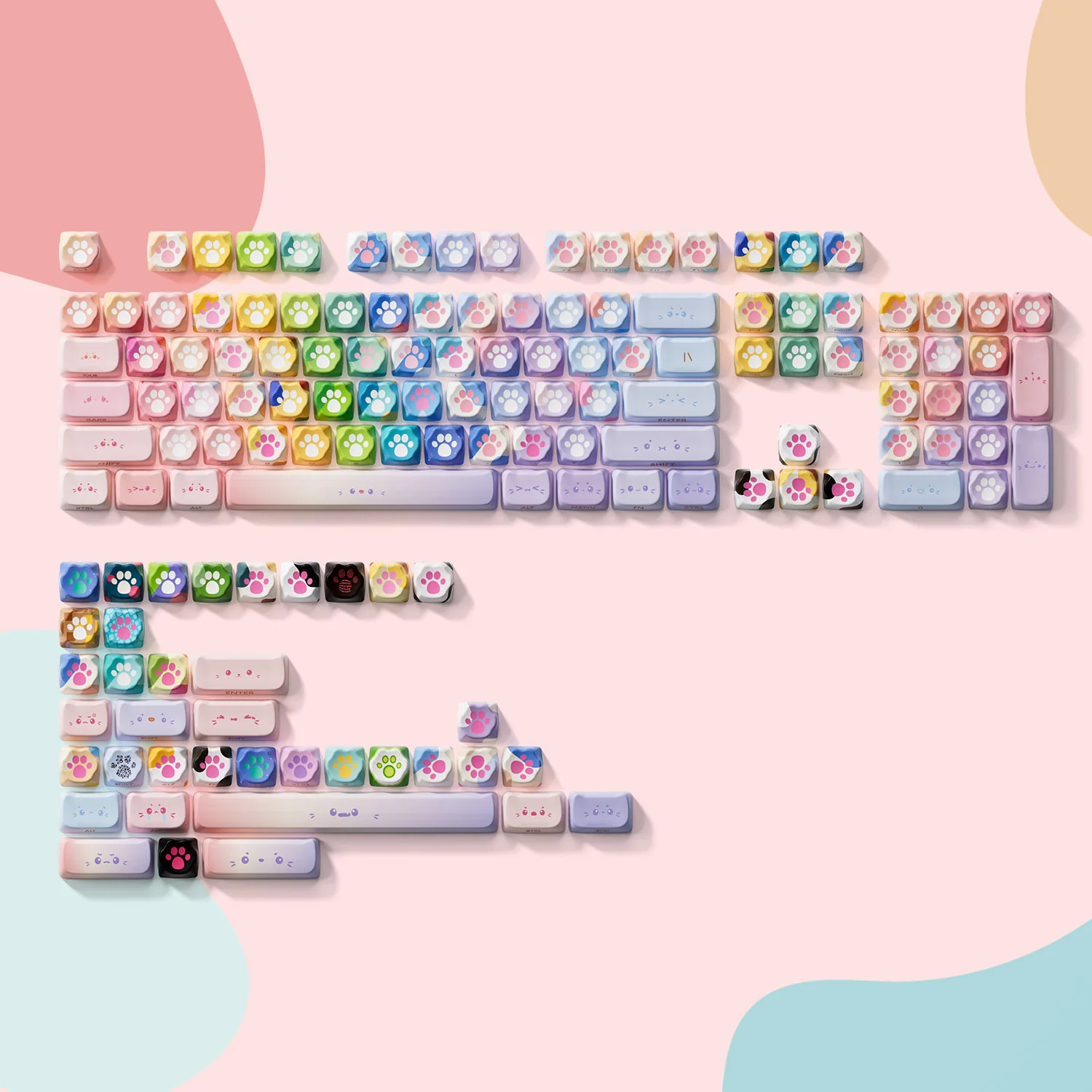 Kitty Paws Keycap Set (142-key) - Image 3
