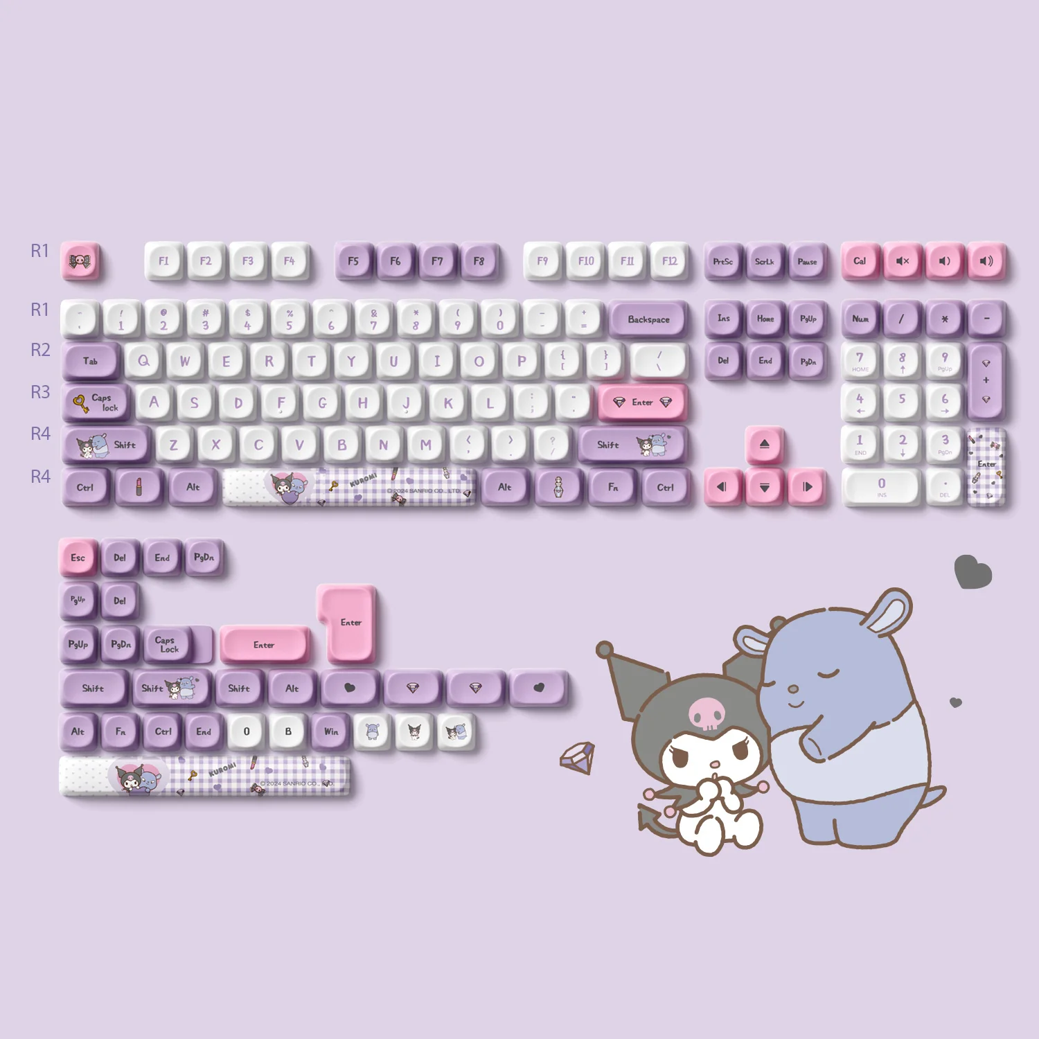 Kuromi Keycap Set - Image 3