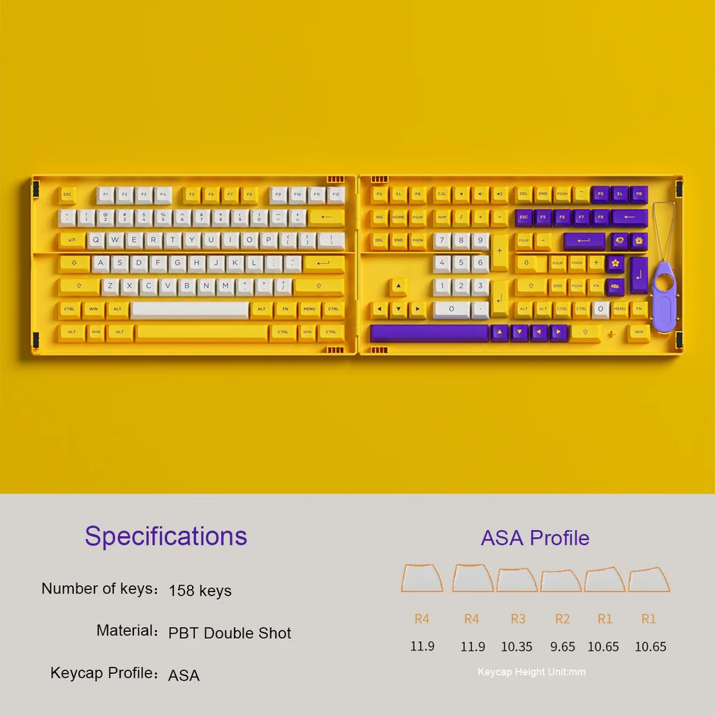 Los Angeles Themed Keycap Set (158-key) - Image 4