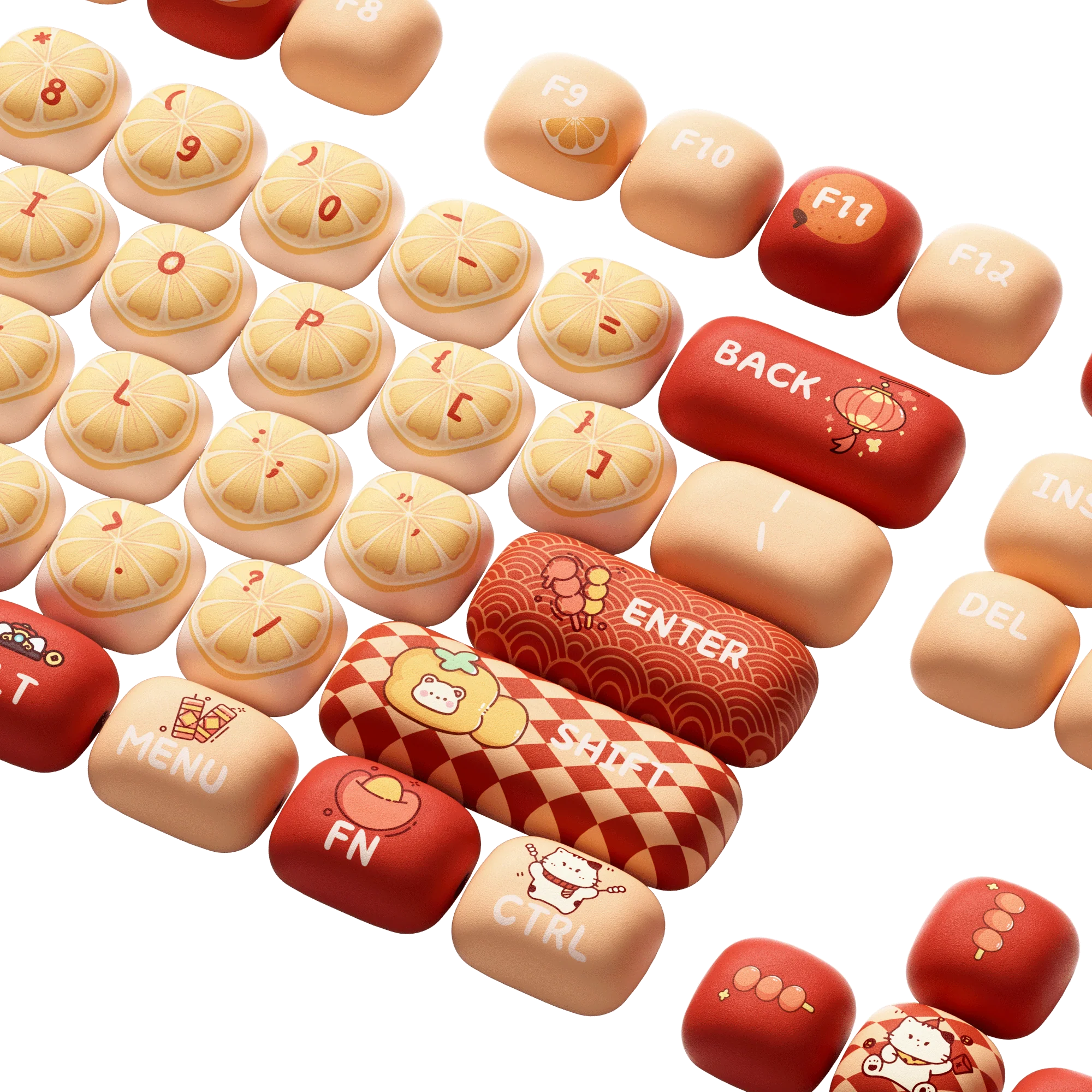 Lucky Tangerine Keycap Set (137-key) - Image 11