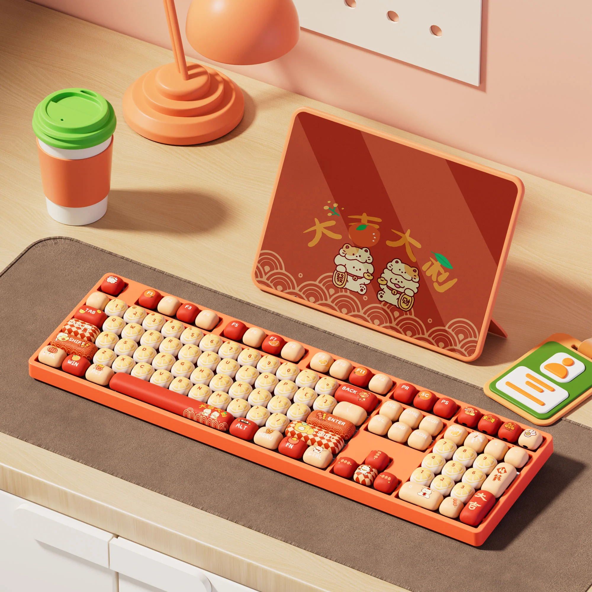 Lucky Tangerine Keycap Set (137-key) - Image 3