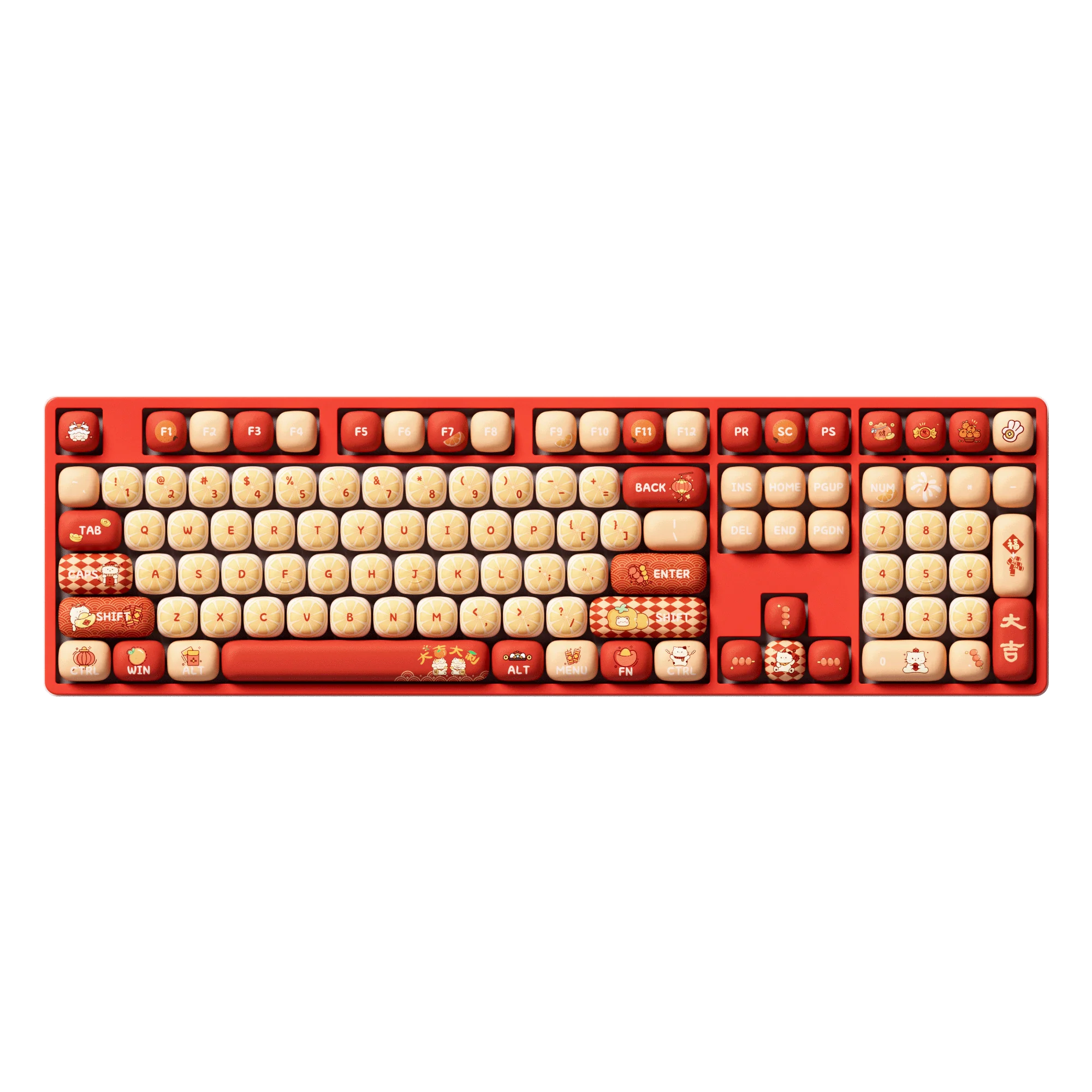 Lucky Tangerine Keycap Set (137-key) - Image 8