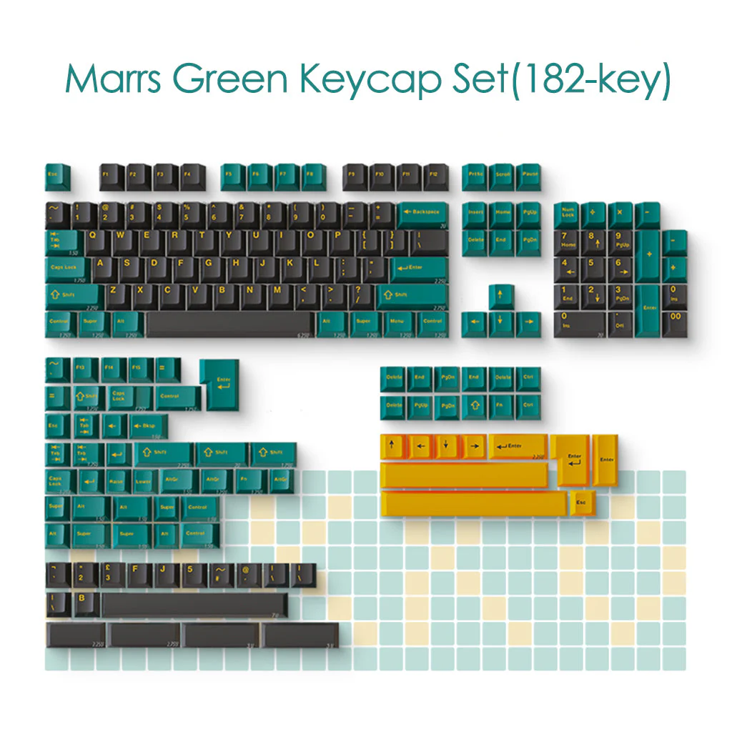 Marrs Green Keycap Set(184-key) - Image 10