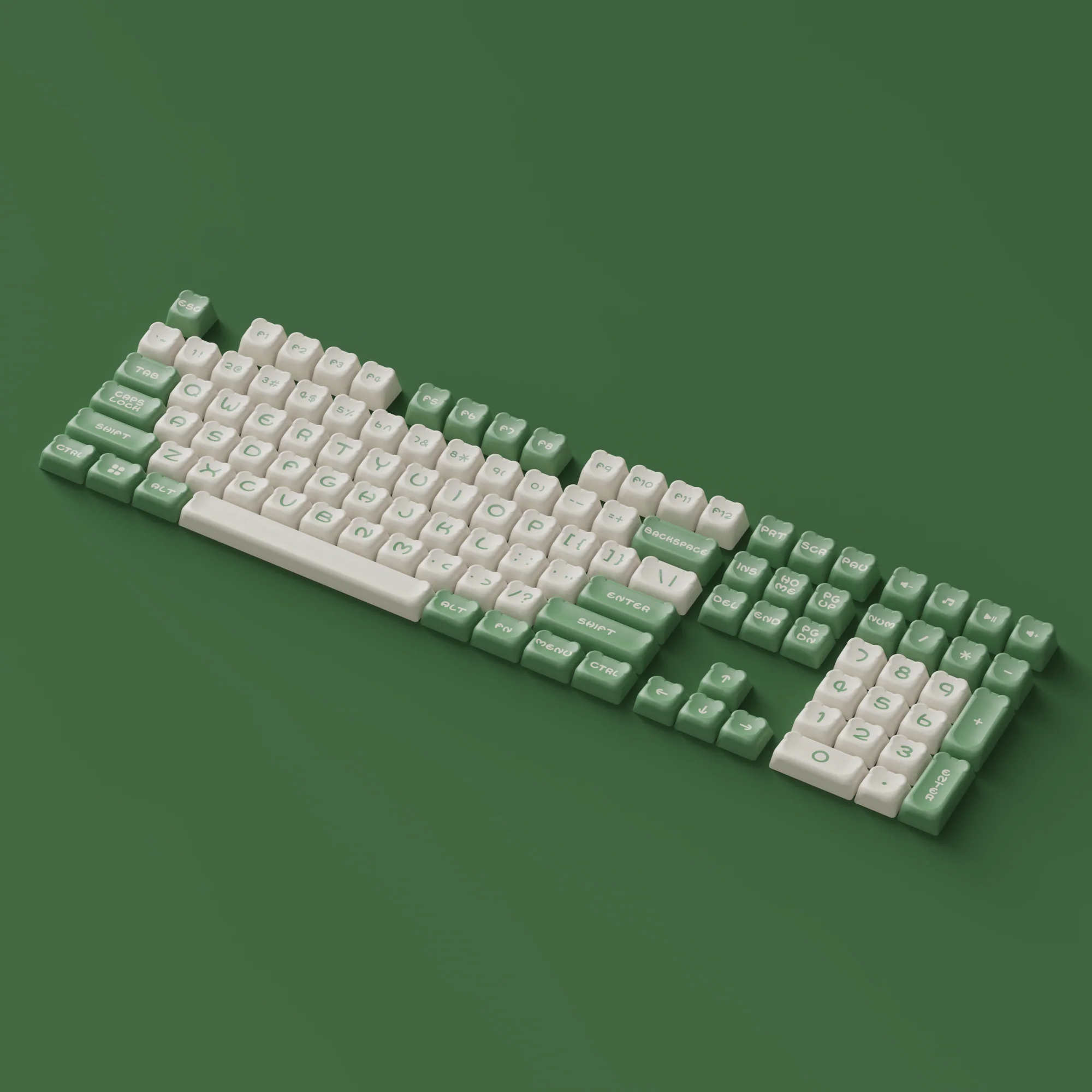 Matcha Bear Keycap Set (122-Key) - Image 5