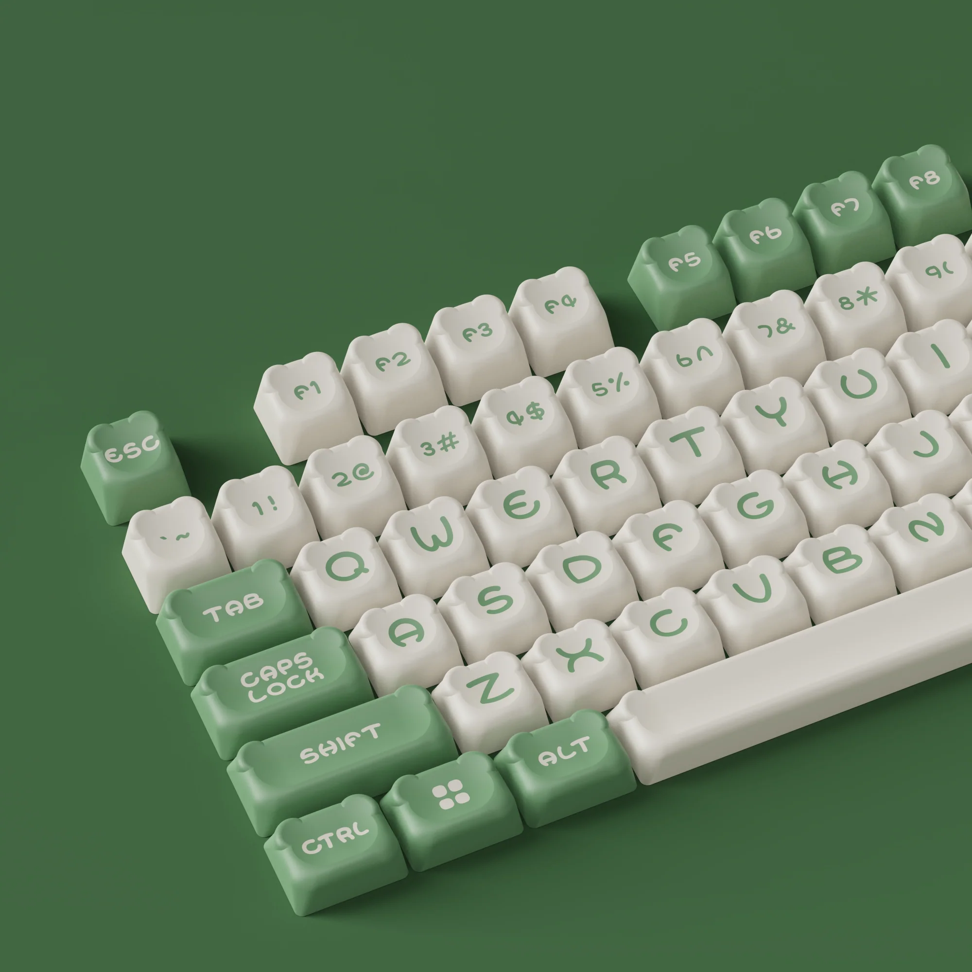 Matcha Bear Keycap Set (122-Key) - Image 8