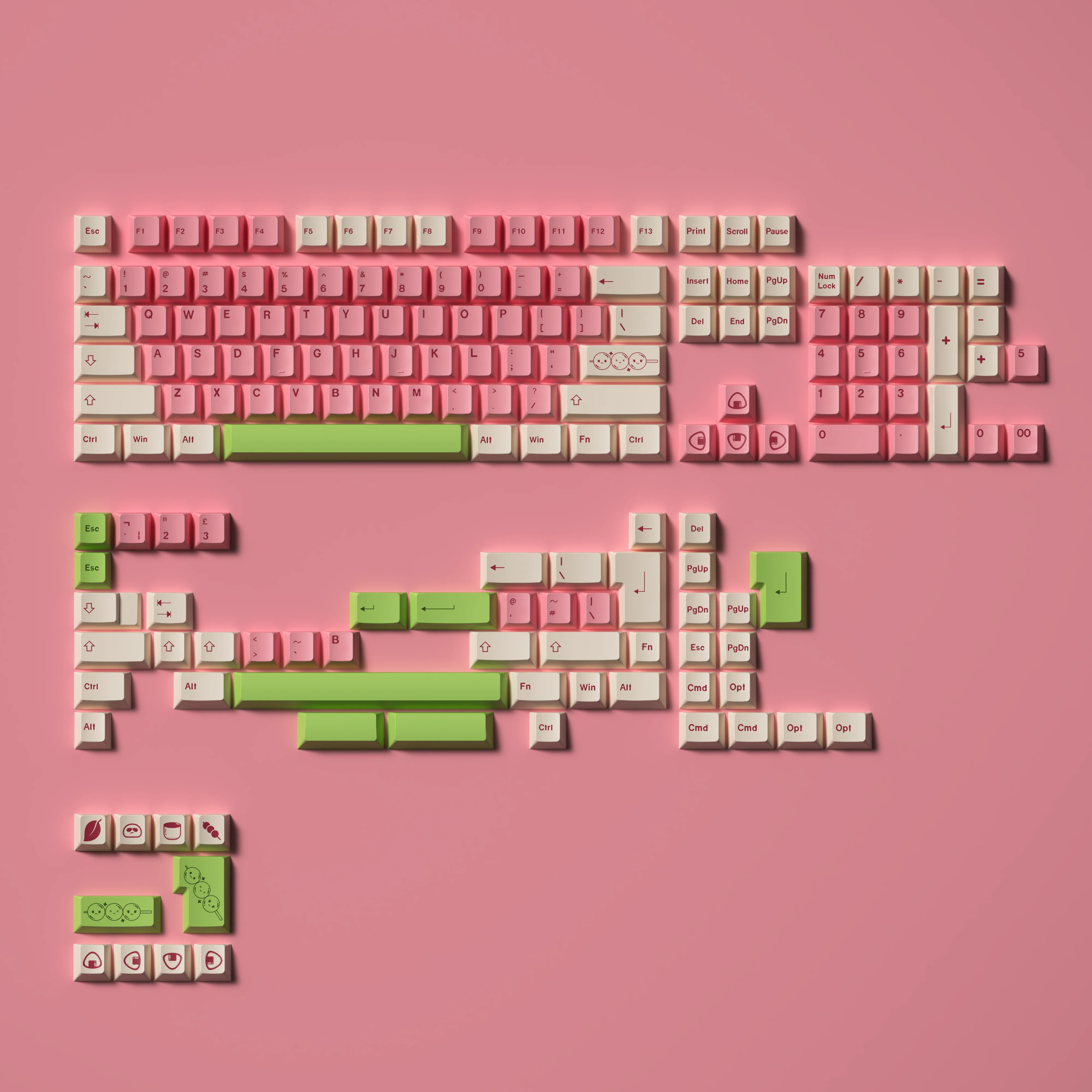Mochi & Dango Keycap Set (170-key) - Image 3