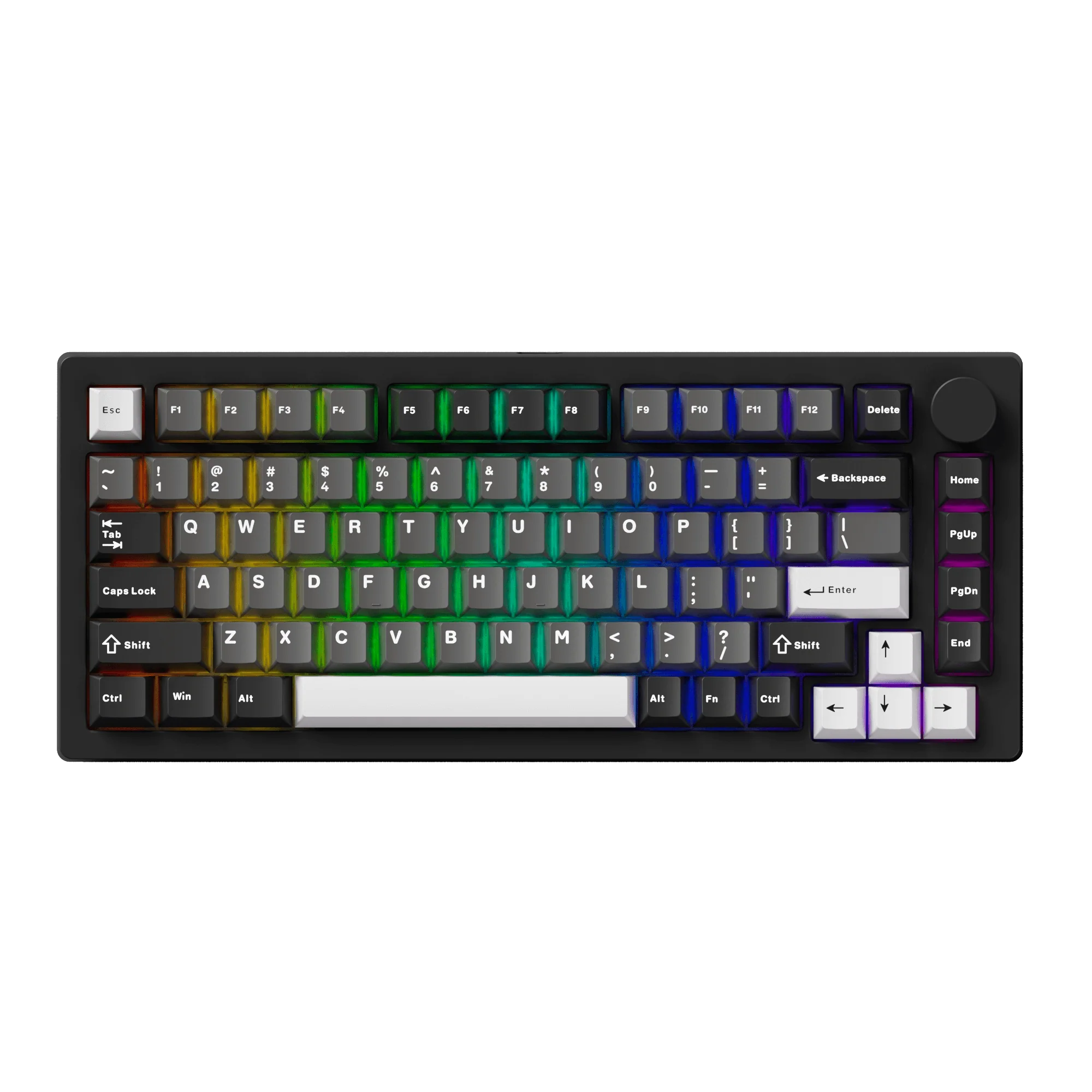 MonsGeek M1 V5- Black on White- Black & Silver - Image 2