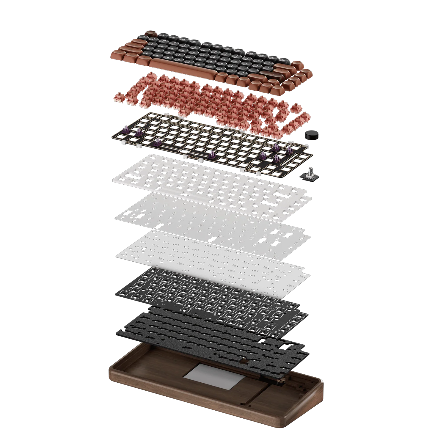 MU02 Autumn Wooden Keyboard - Image 13