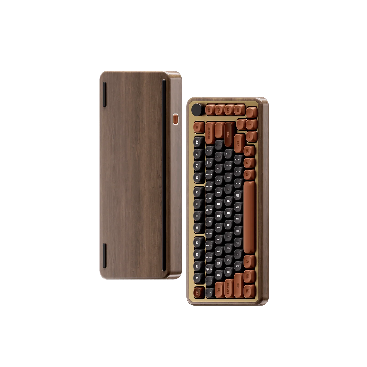 MU02 Autumn Wooden Keyboard - Image 4