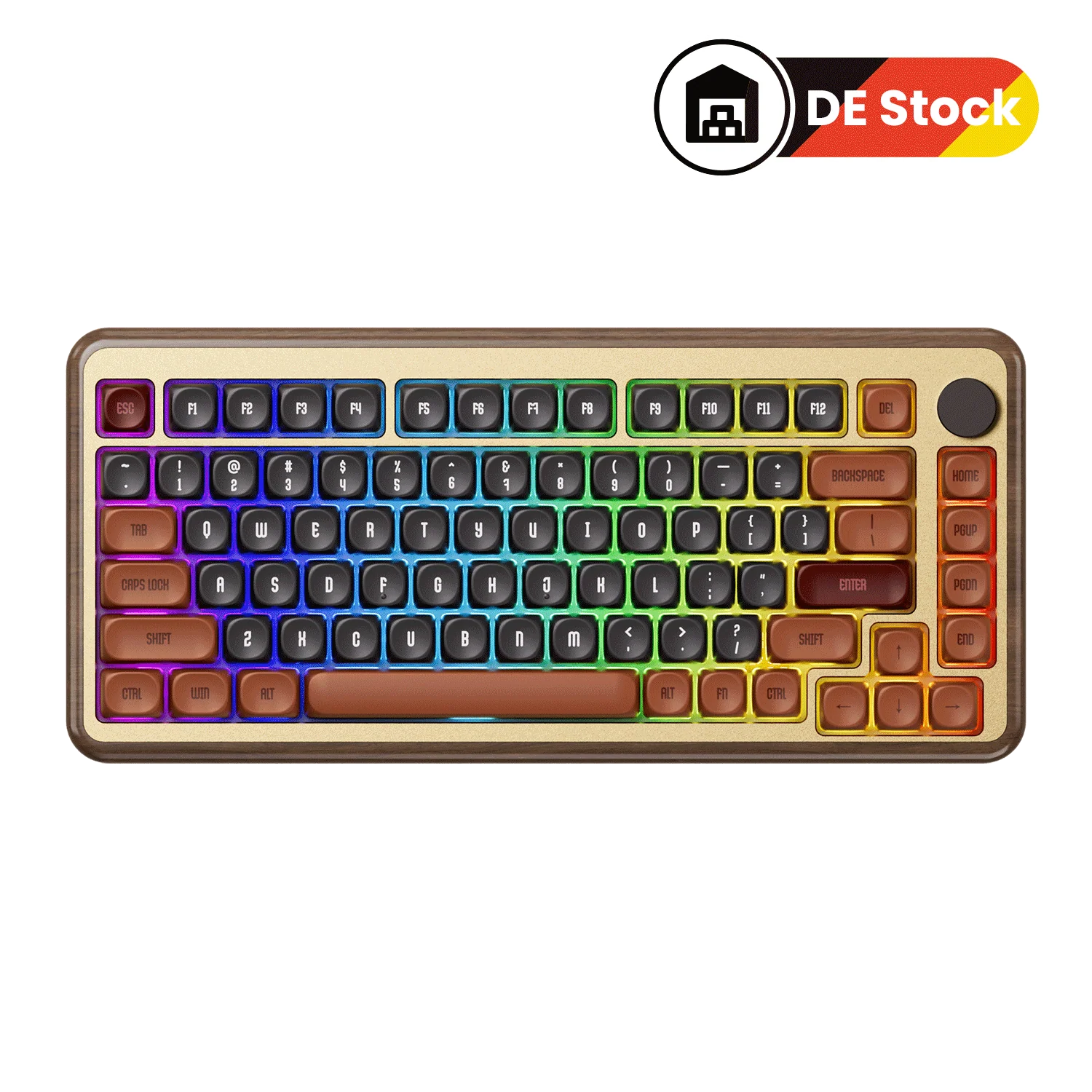 MU02 Autumn Wooden Keyboard - Image 5