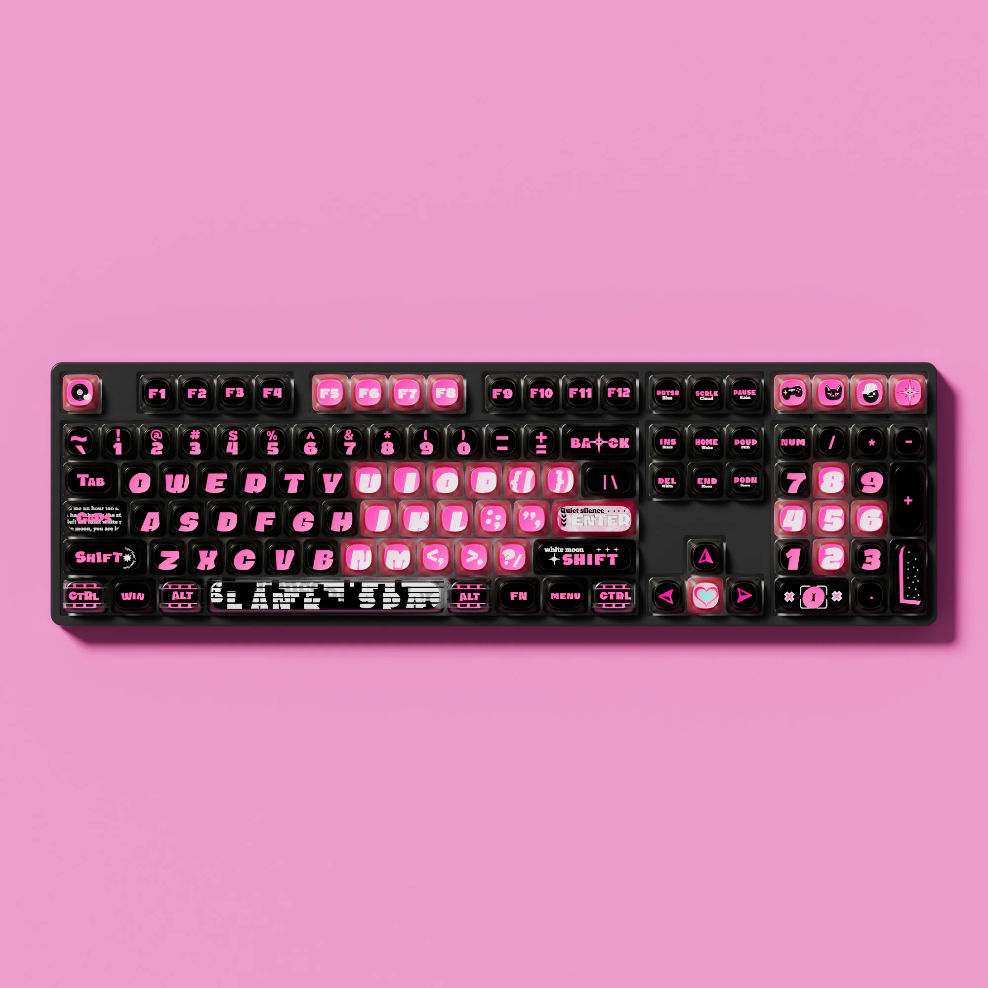 Pink Phantom Keycap Set (139-key) - Image 12