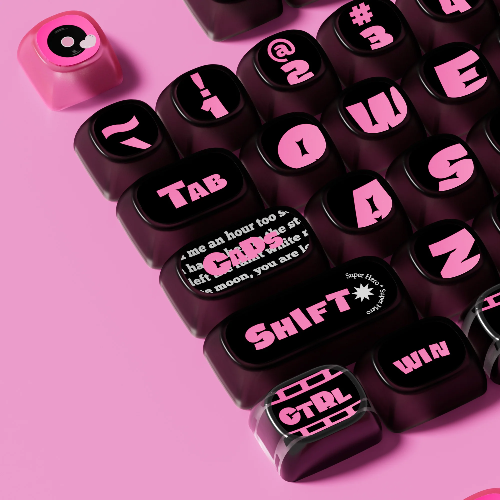 Pink Phantom Keycap Set (139-key) - Image 3