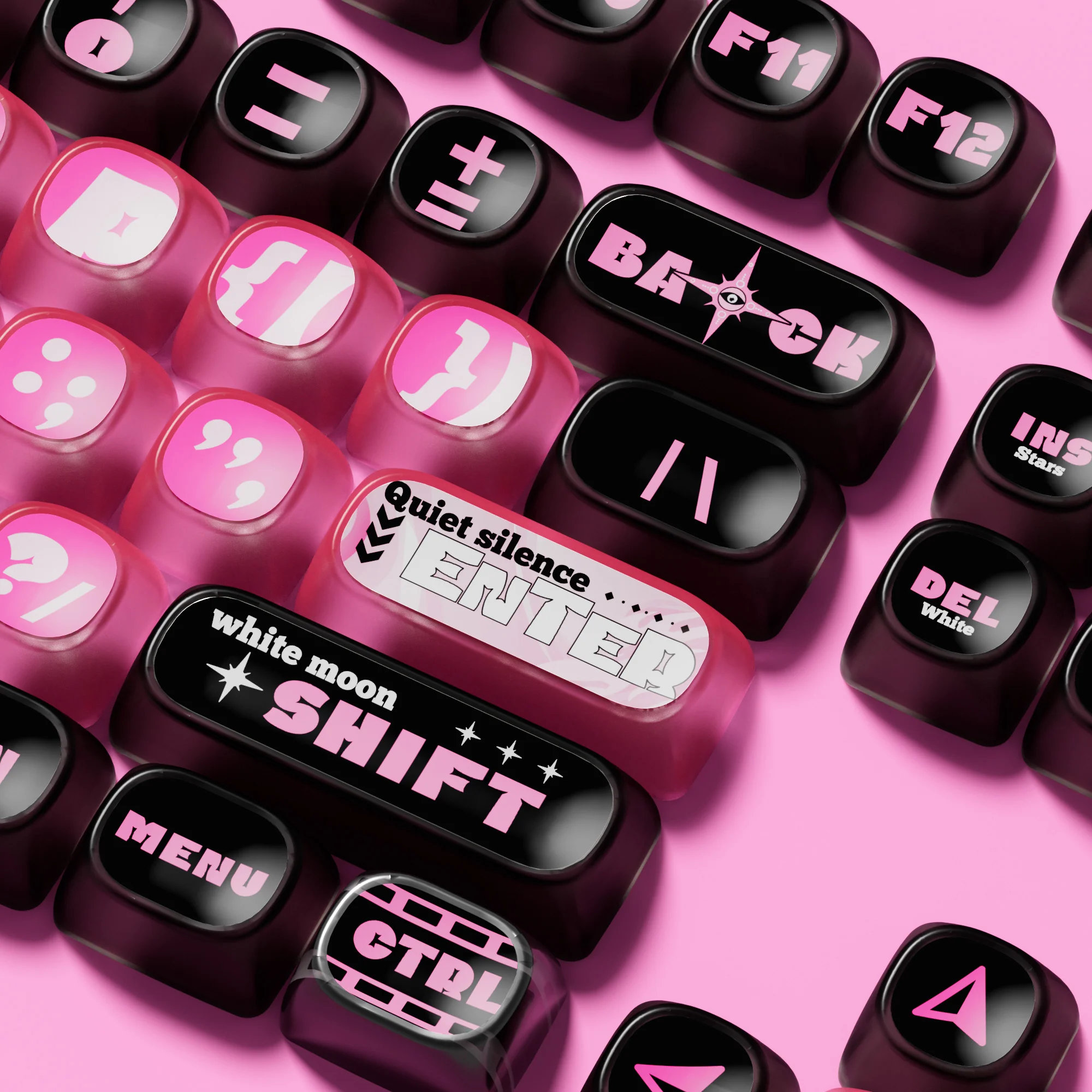 Pink Phantom Keycap Set (139-key) - Image 4