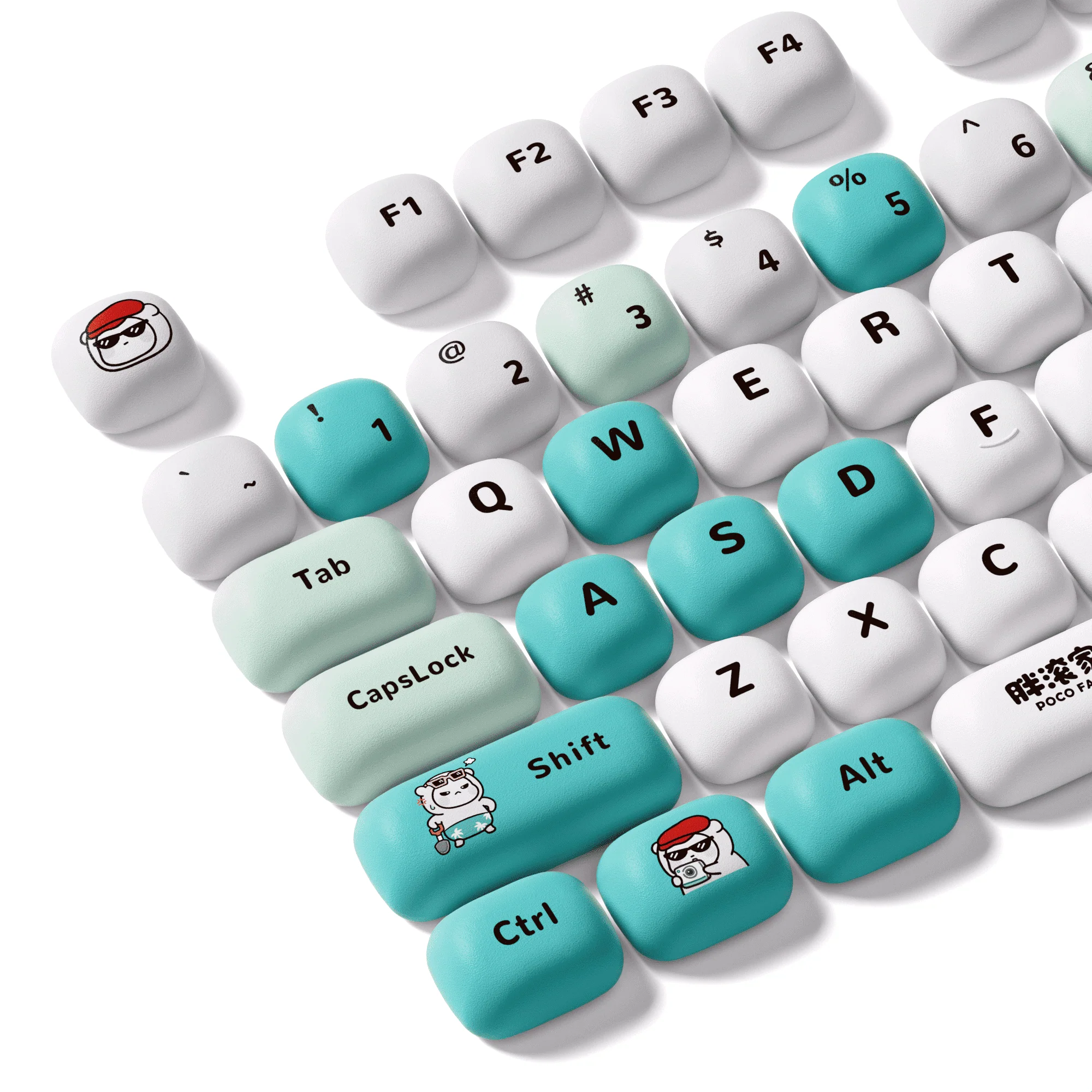 POCO Bear Keycap Set (129-key) - Image 10