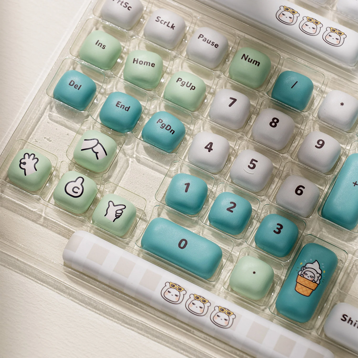POCO Bear Keycap Set (129-key) - Image 4