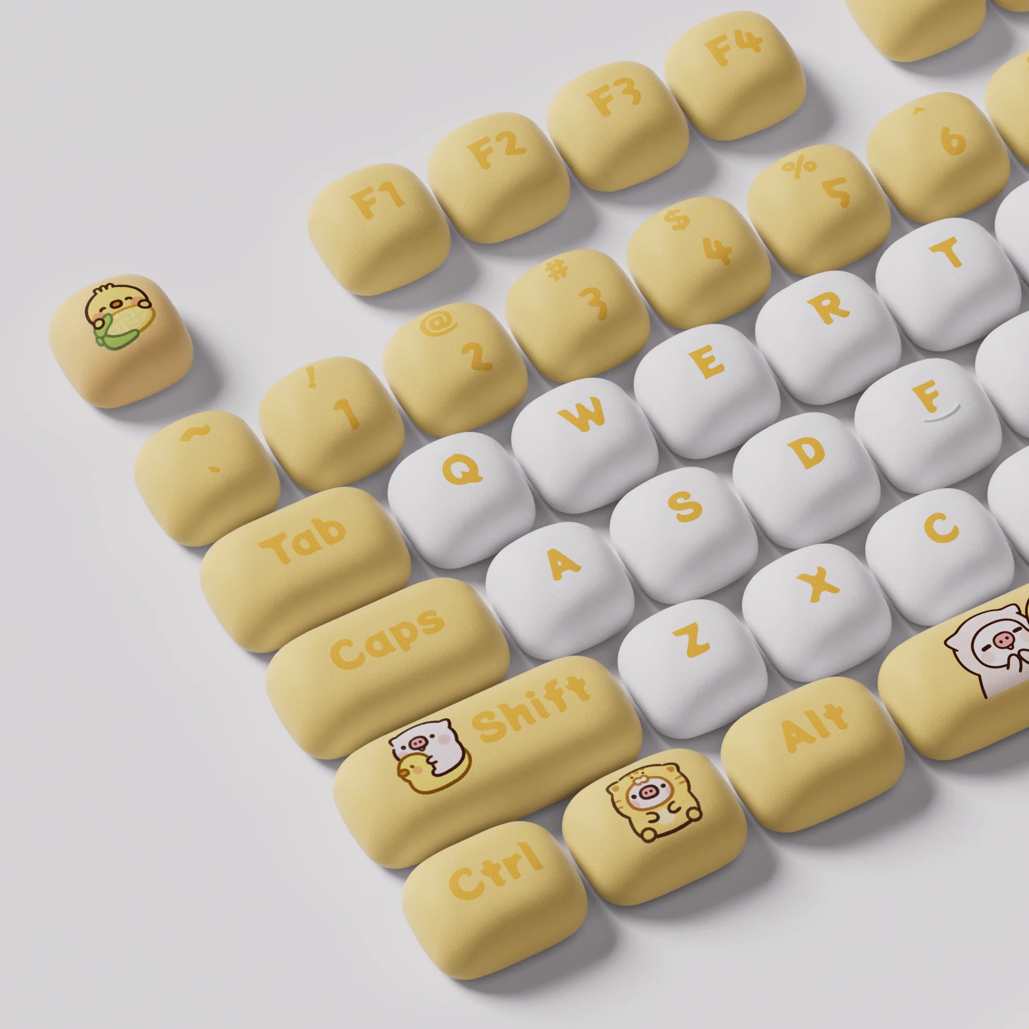 POCO Duck Keycap Set (136-key) - Image 10
