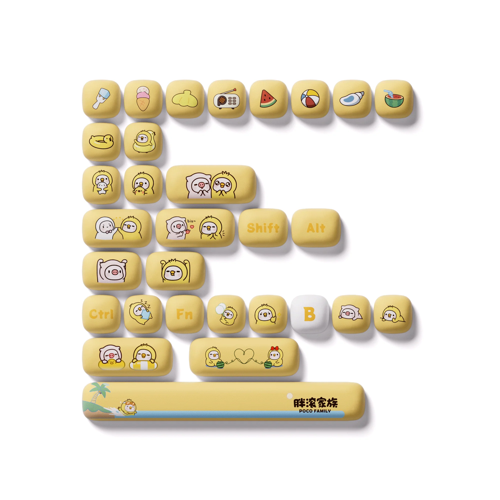 POCO Duck Keycap Set (136-key) - Image 13