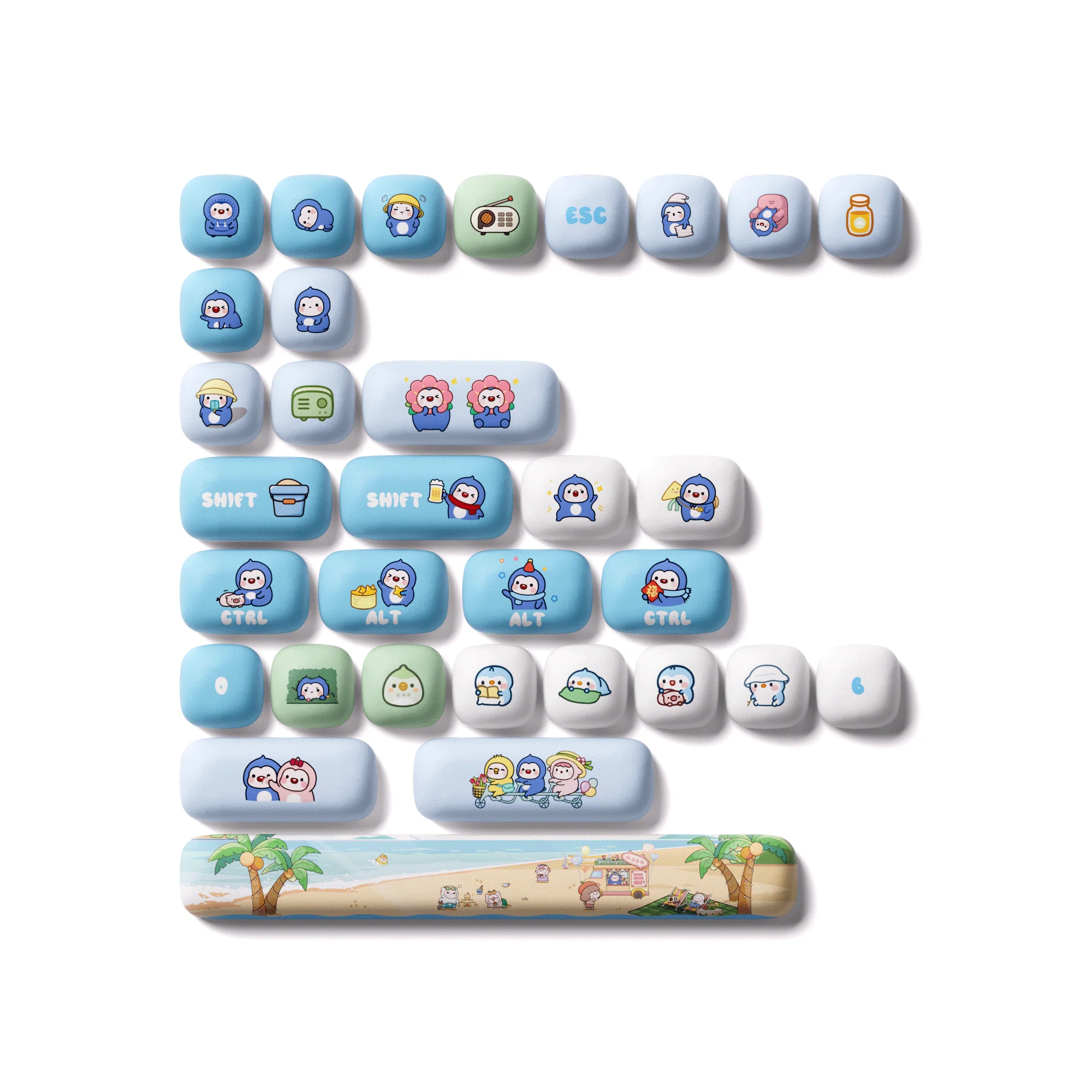 POCO Penguin Keycap Set (136-key) - Image 11