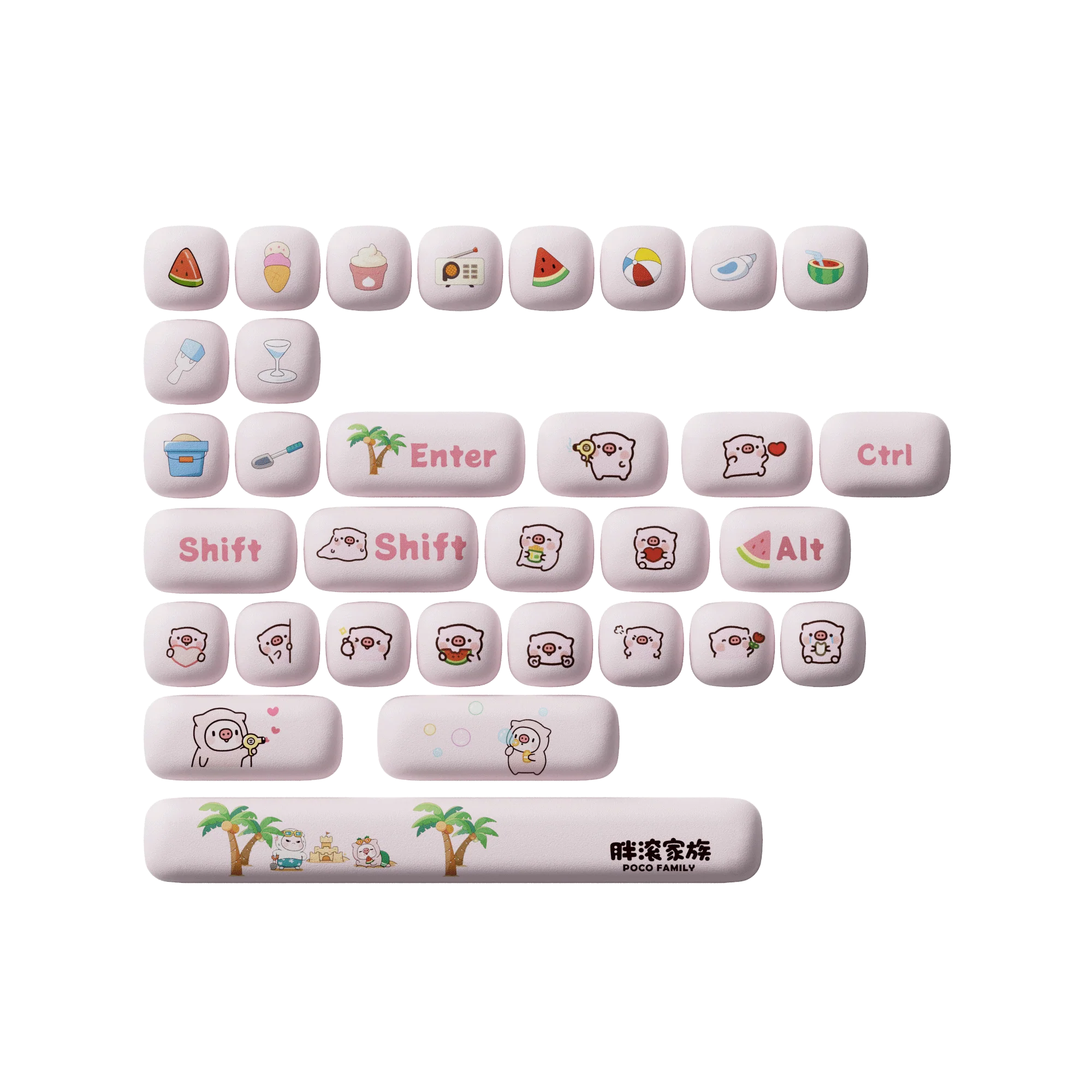 POCO Pig Keycap Set (138-key) - Image 11