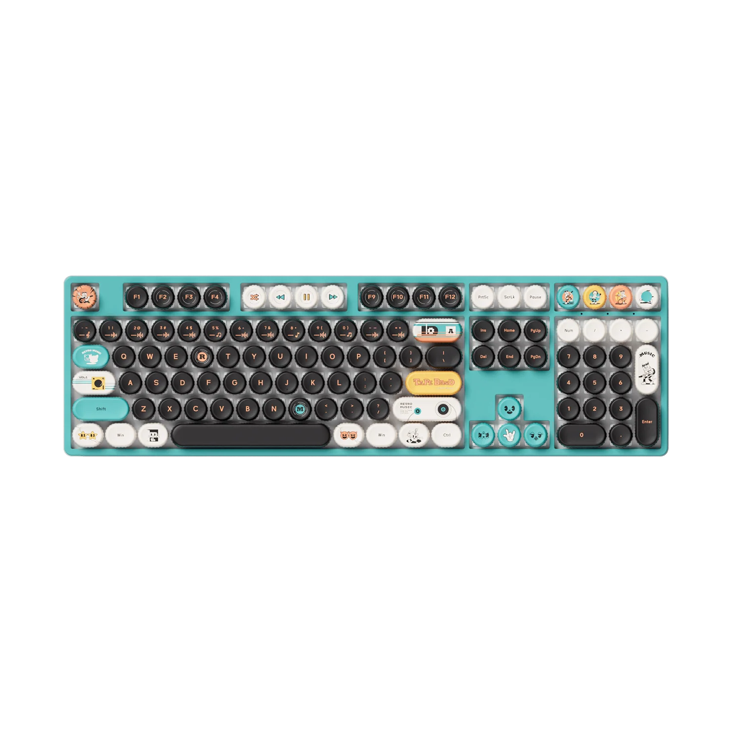 Punk Cat BottleCap Keycaps Set (131-key) - Image 3