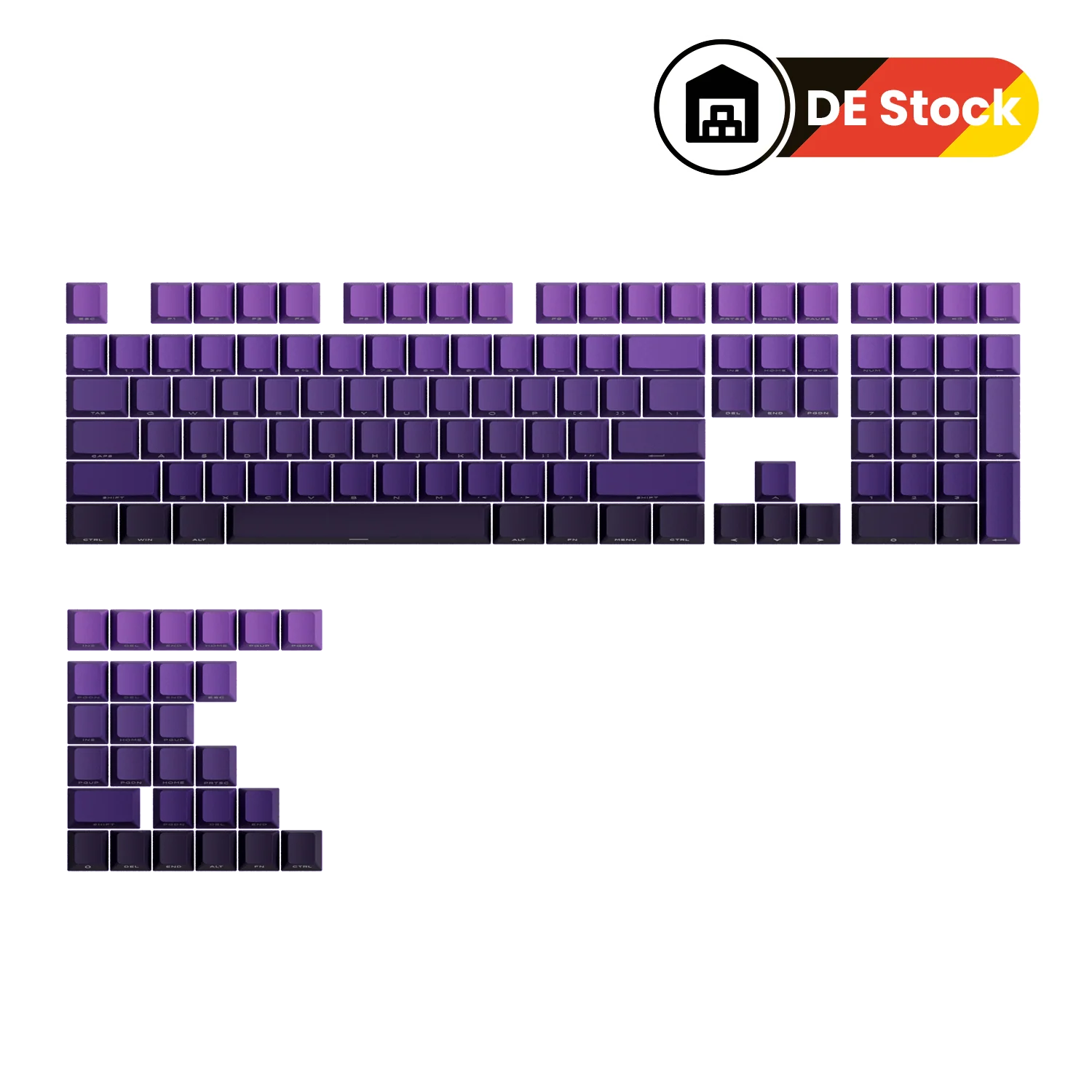 Purple Gradient Keycap Set (135-Key) - Image 11