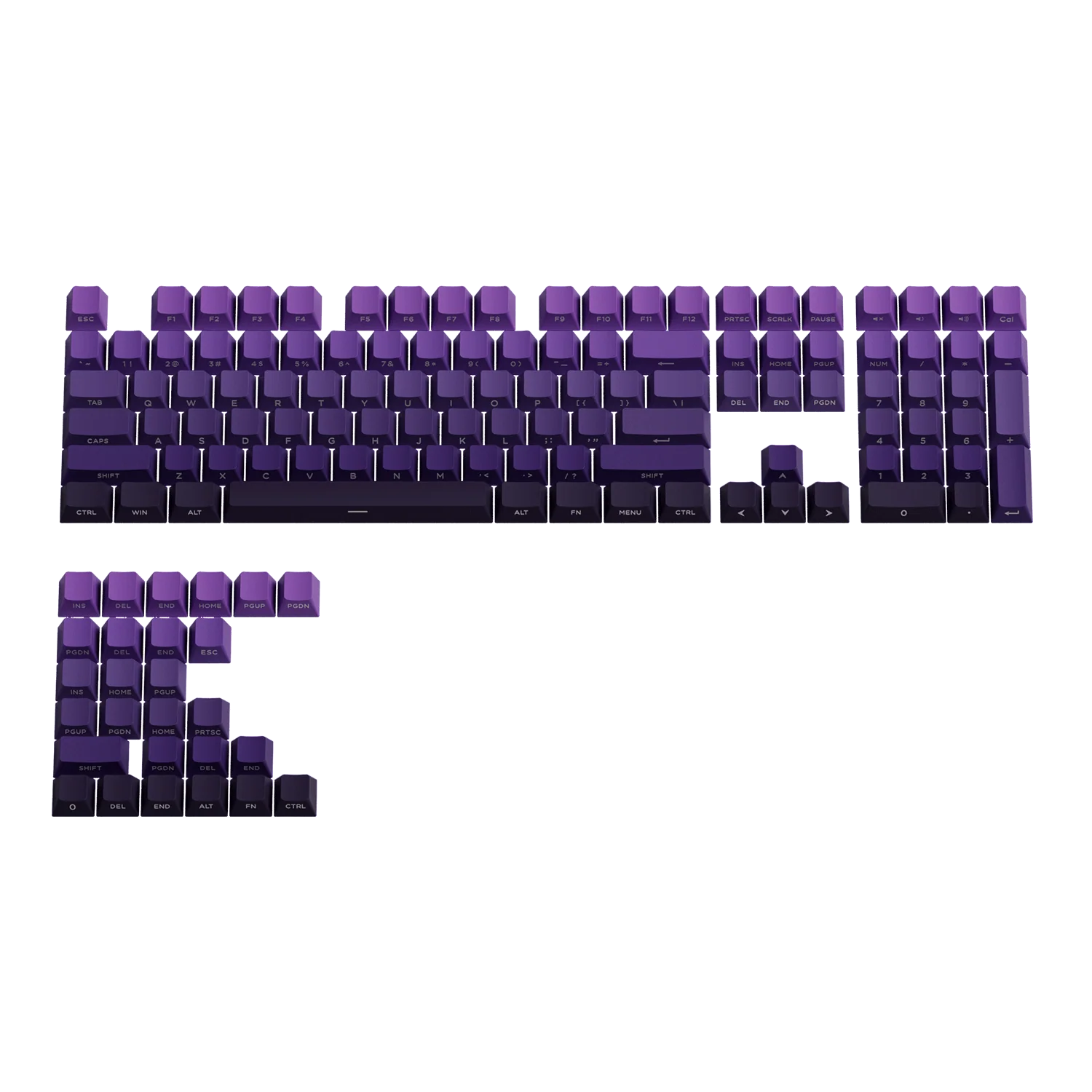 Purple Gradient Keycap Set (135-Key) - Image 3