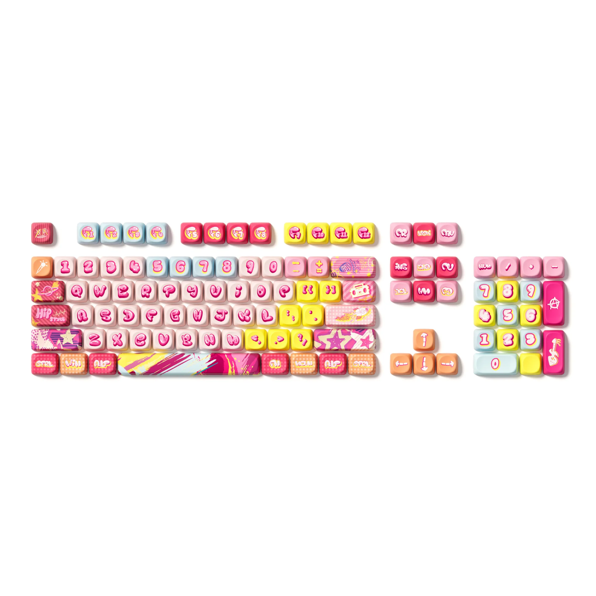 Rainbow Candy Keycap Set (140-key) - Image 12