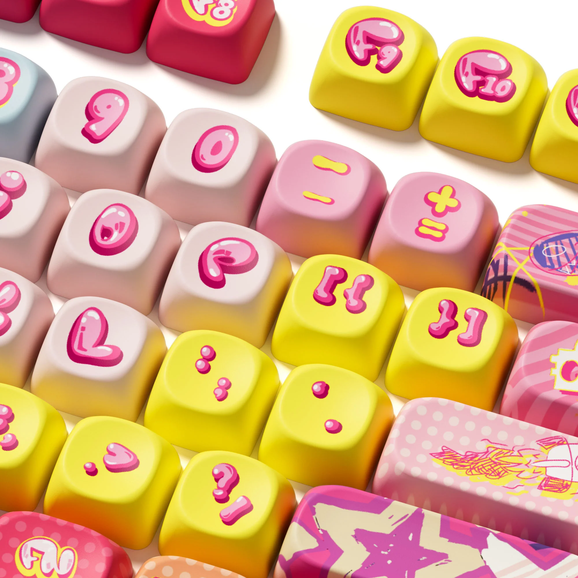 Rainbow Candy Keycap Set (140-key) - Image 6