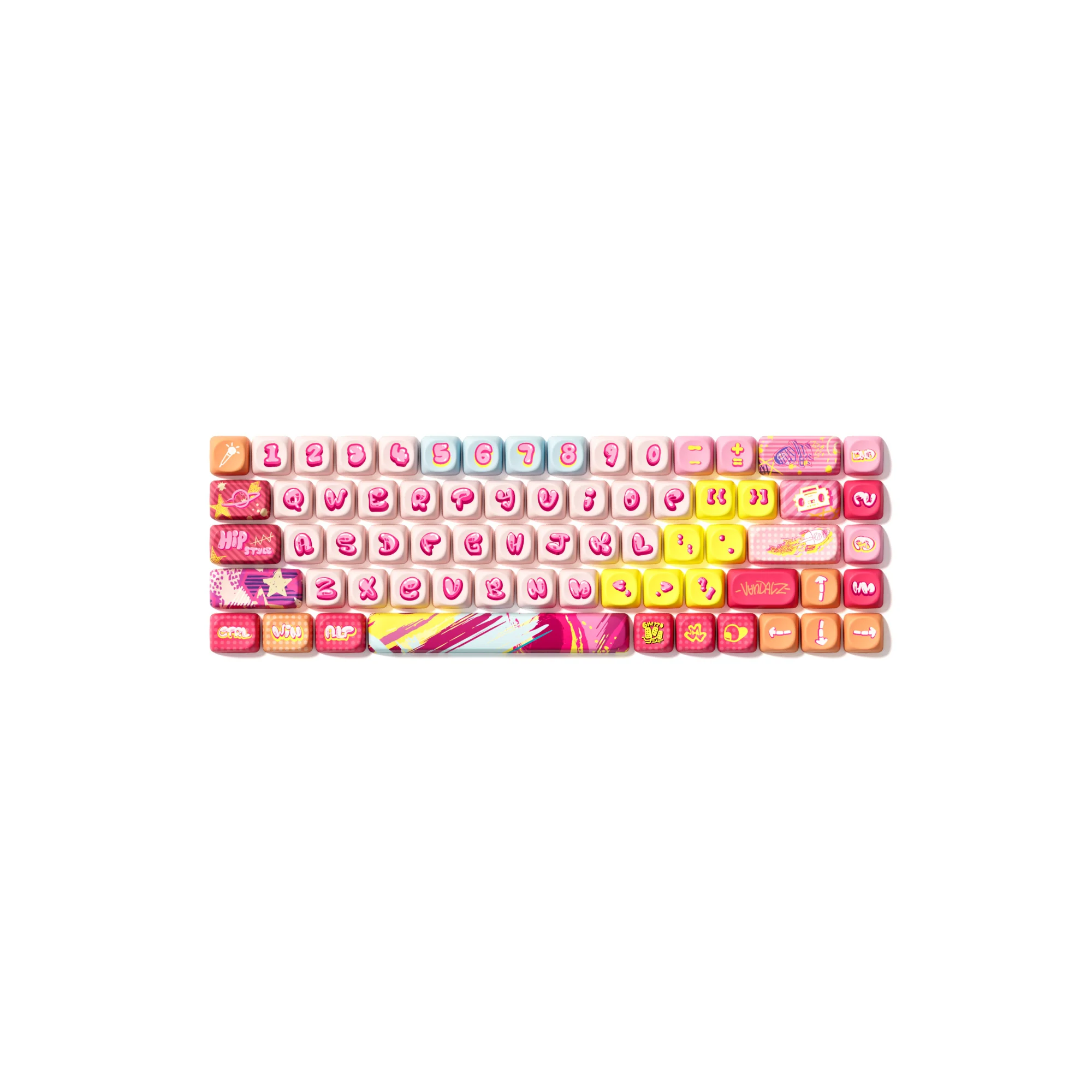 Rainbow Candy Keycap Set (140-key) - Image 8