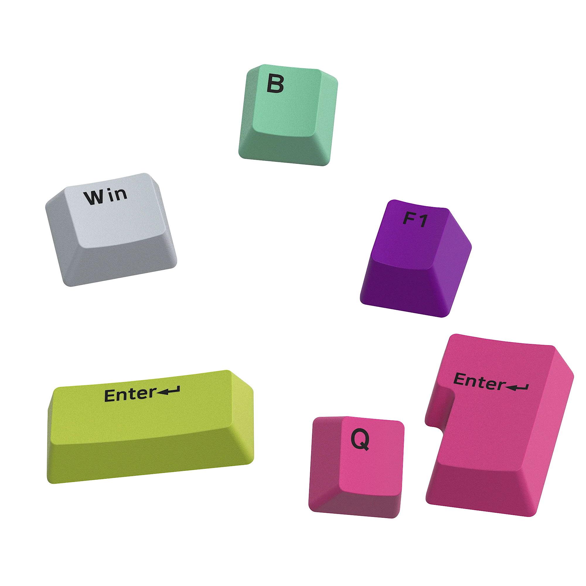 Rainbow Gradient Keycap Set (132-key) - Image 5