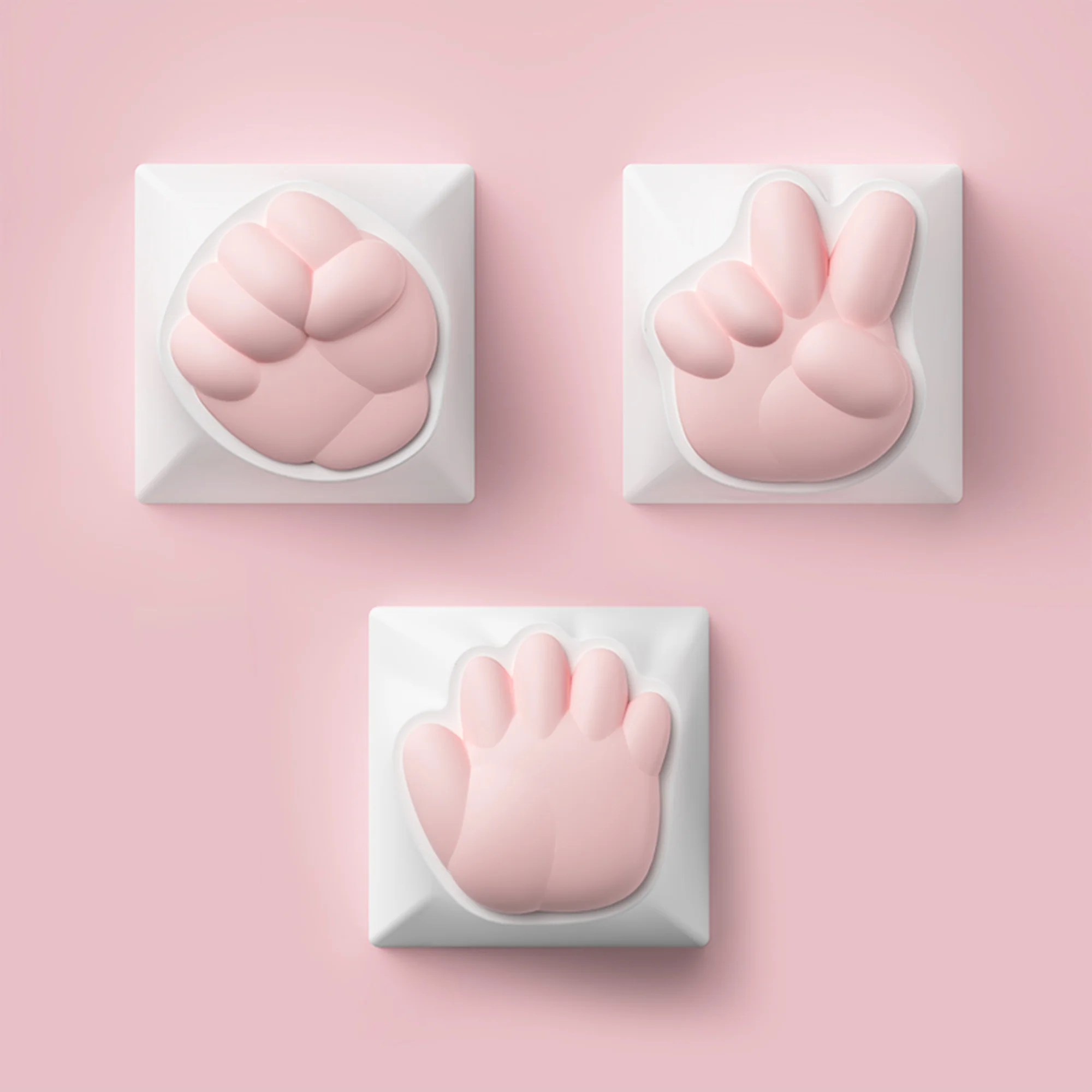 Rock Paper Scissors and Praise Artisan Keycaps - Image 14