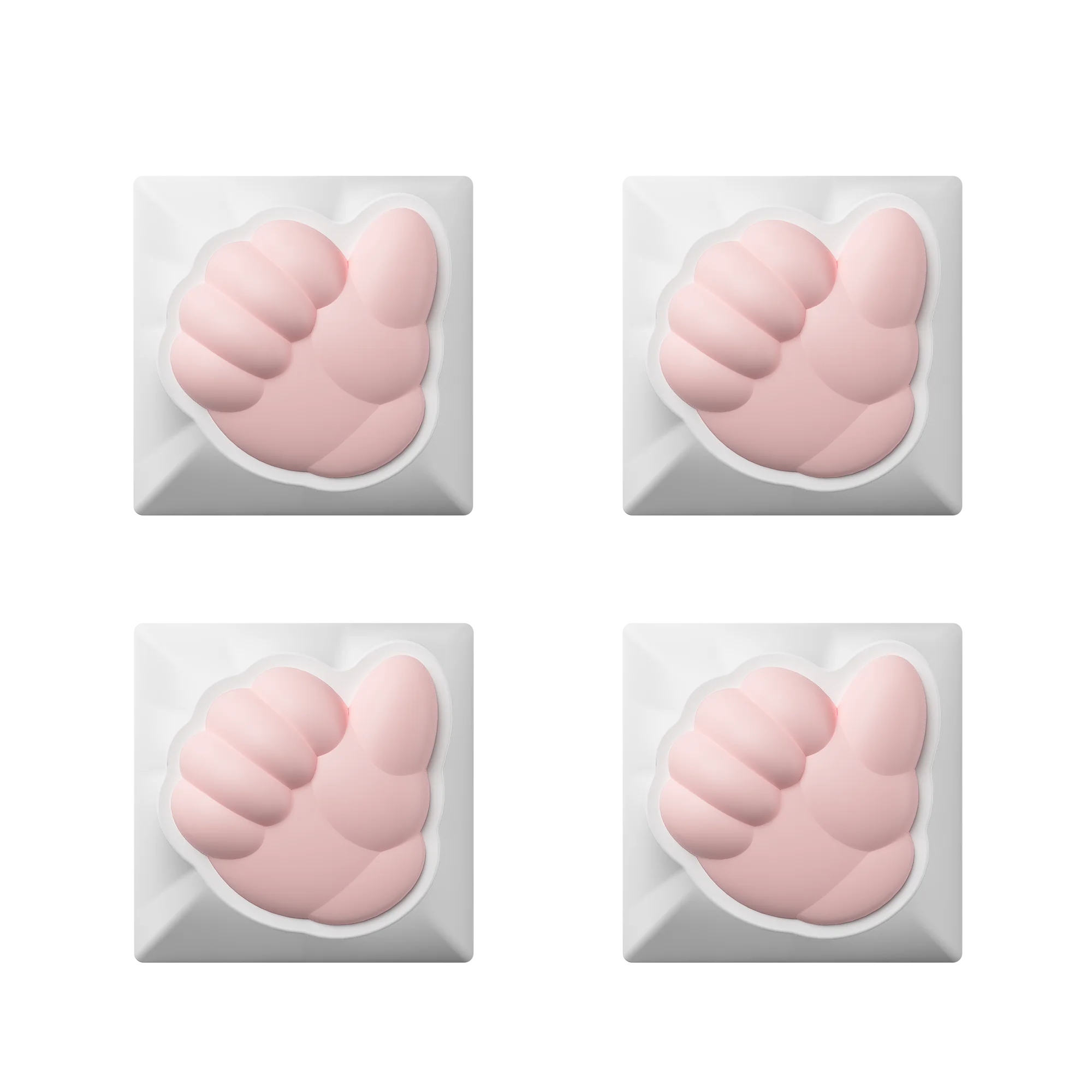 Rock Paper Scissors and Praise Artisan Keycaps - Image 8