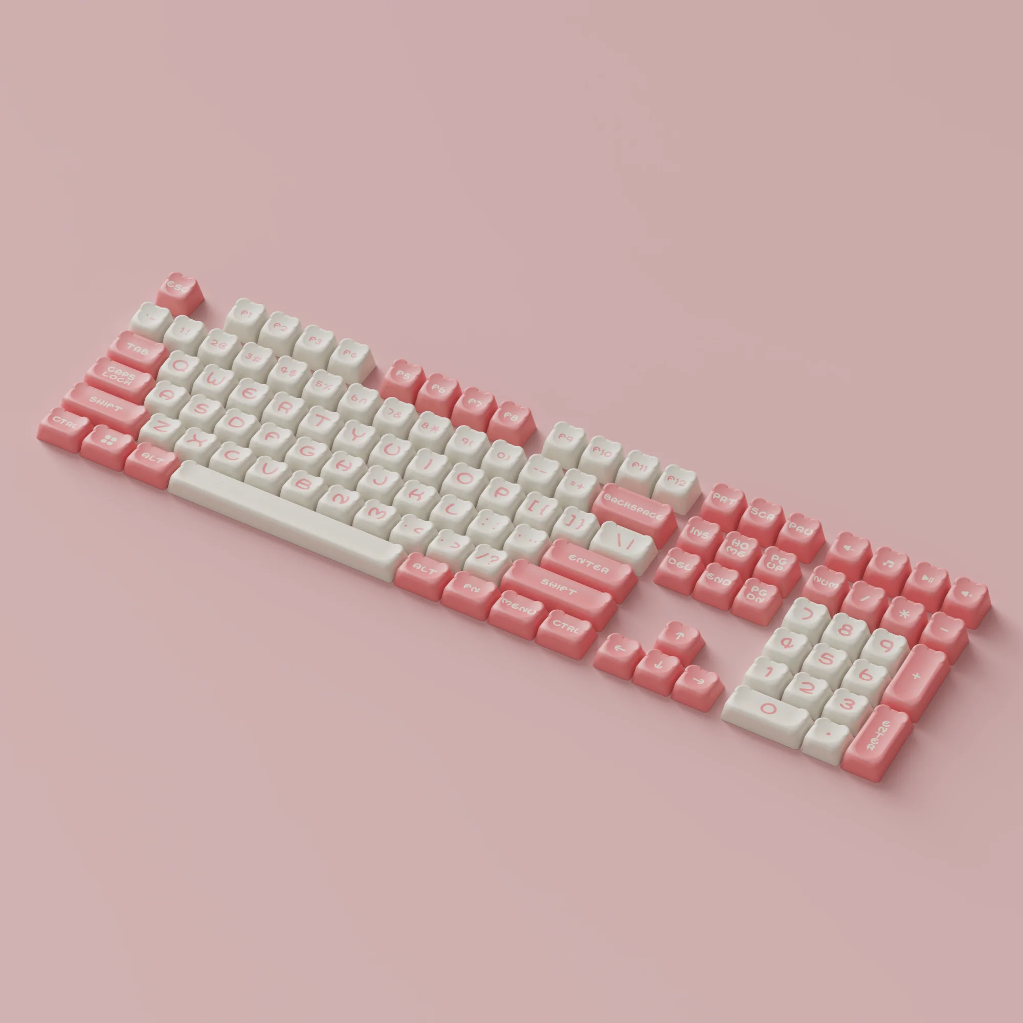 Sakura Bear Keycap Set (122-Key) - Image 4
