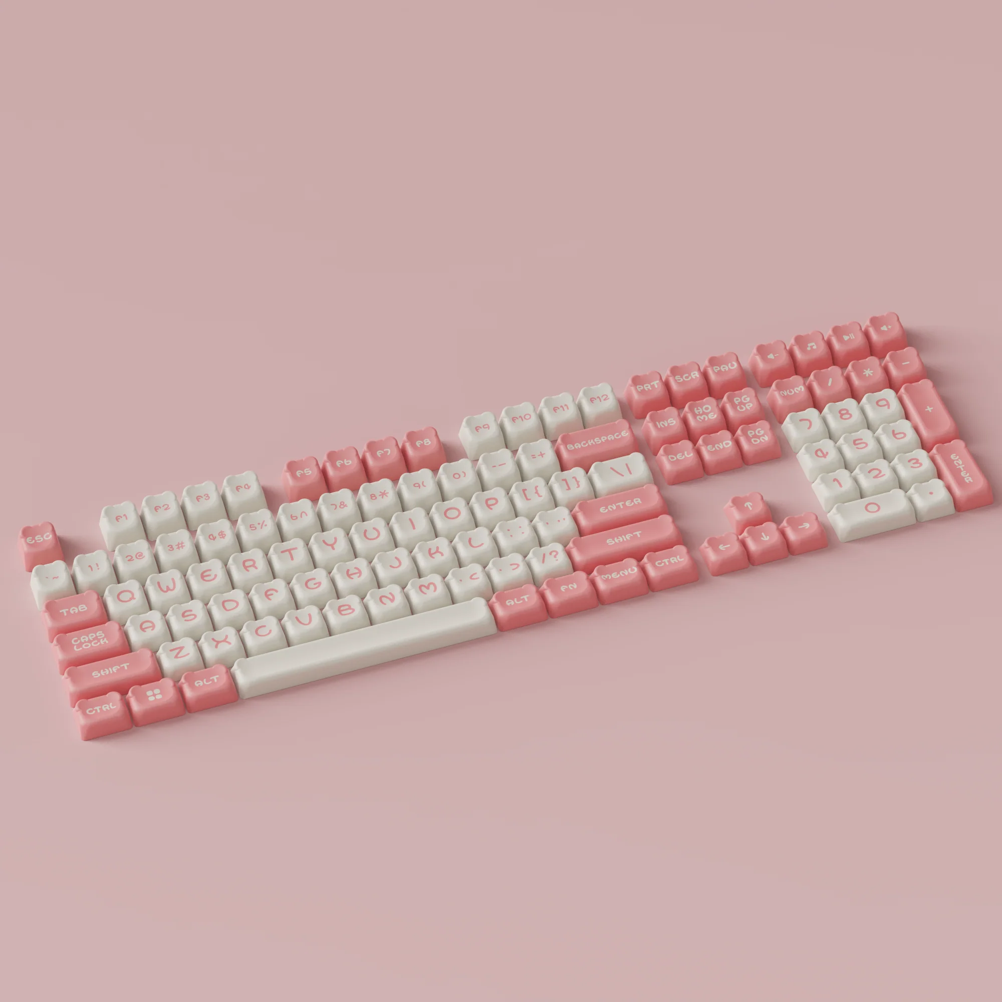 Sakura Bear Keycap Set (122-Key) - Image 5