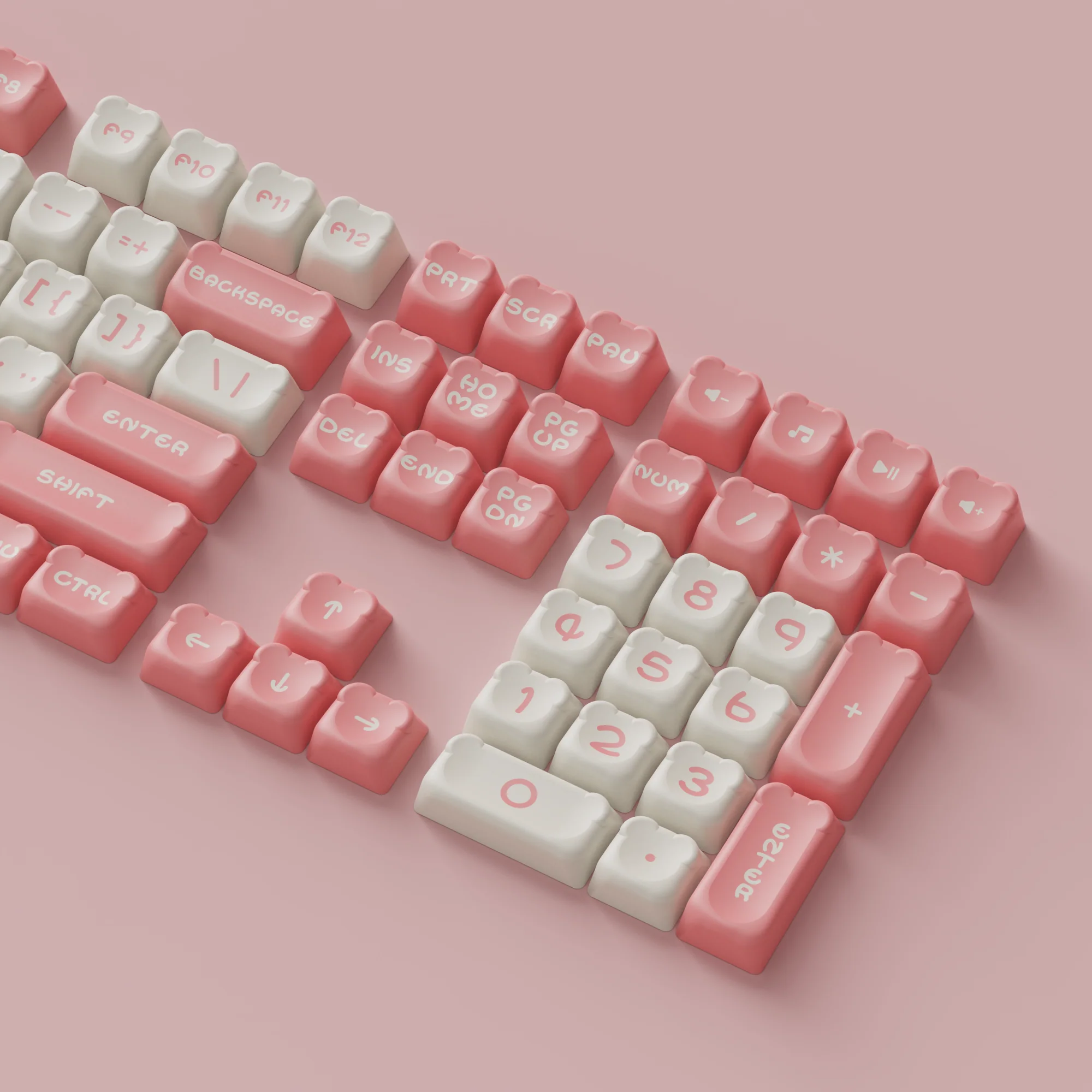 Sakura Bear Keycap Set (122-Key) - Image 6