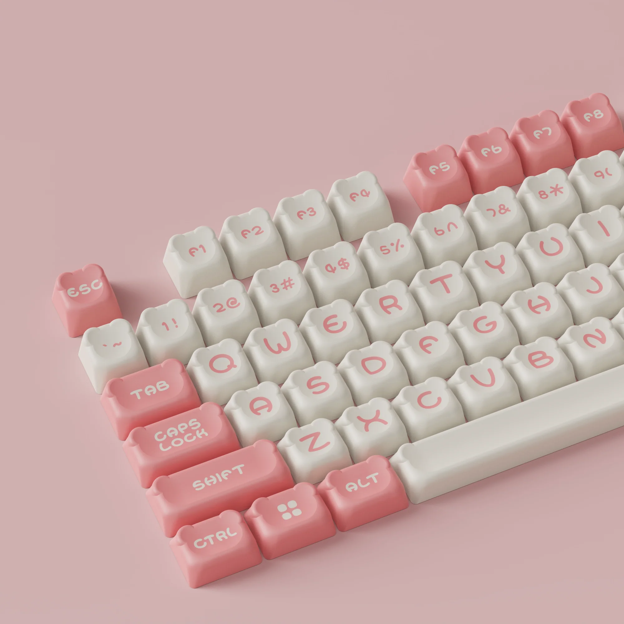 Sakura Bear Keycap Set (122-Key) - Image 7