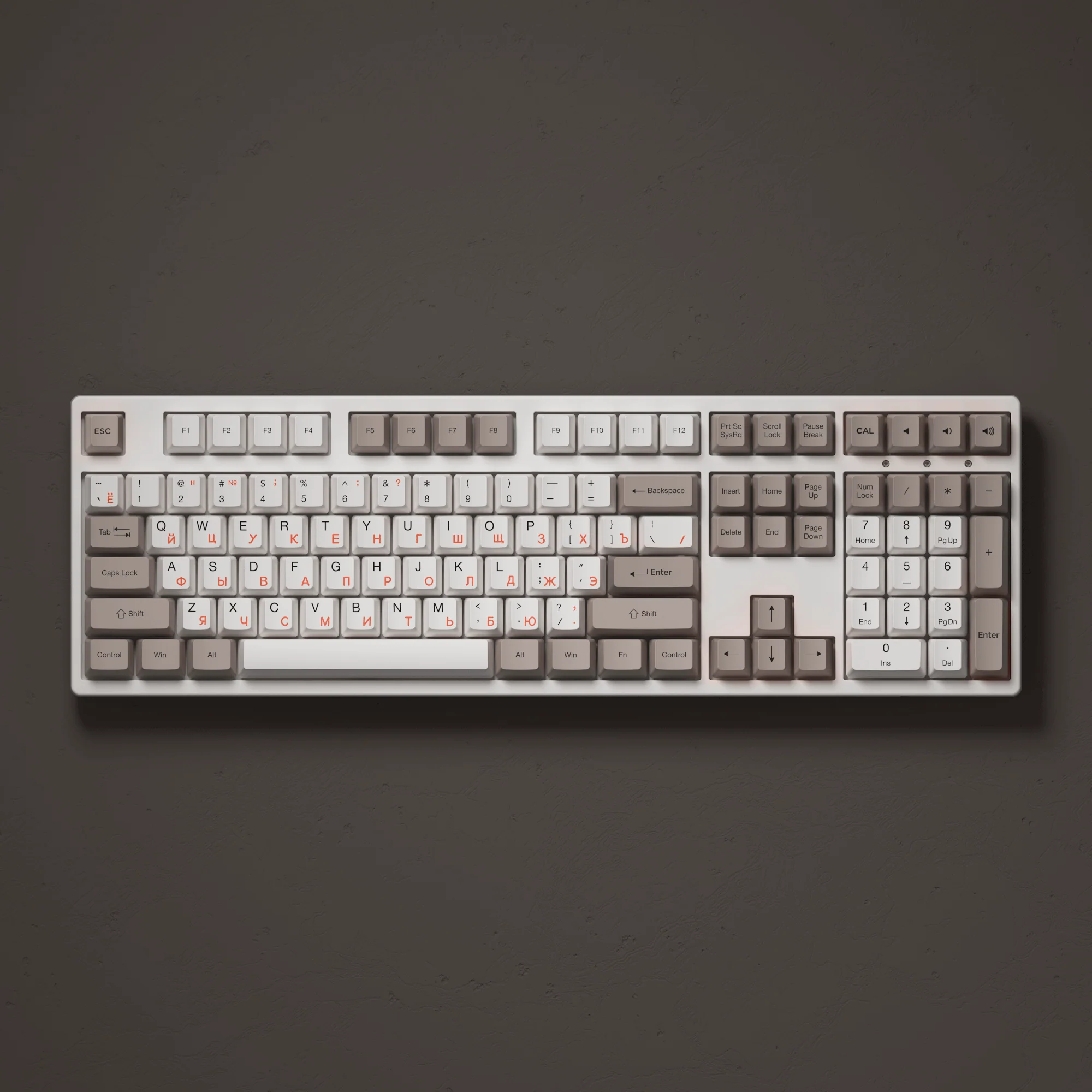 Steam Engine Cyrillic Keycap Set (108-key) - Image 6