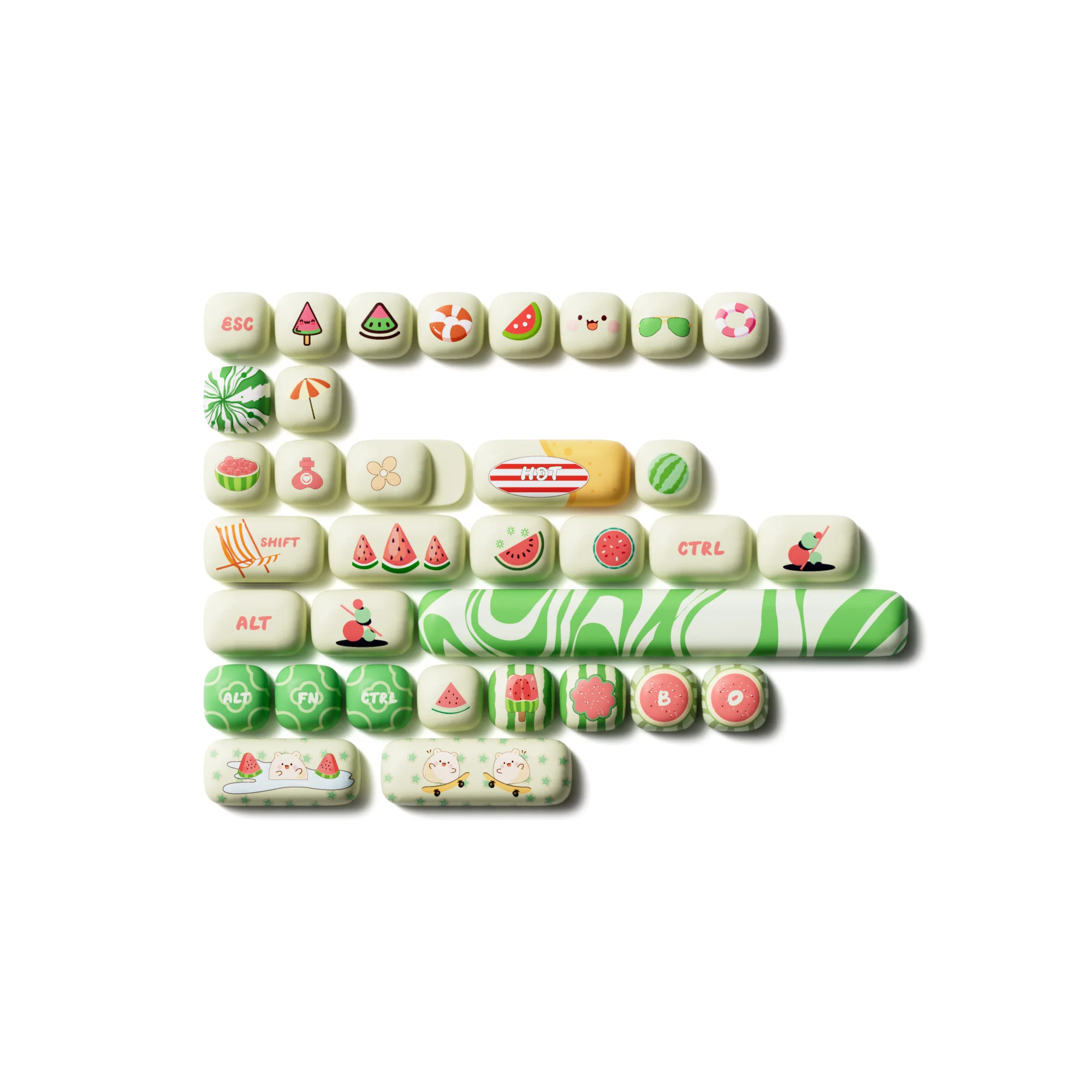 Watermelon Keycap Set (138-key) - Image 10
