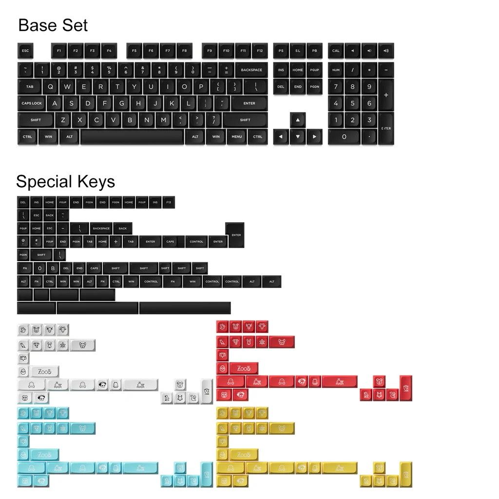WOB Building Blocks Keycap Set(282-Key) - Image 5